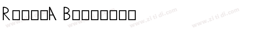 Russia Bold字体转换